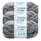 3 Pack Lion Brand® Wool-Ease® Thick & Quick® Prints & Stripes Yarn